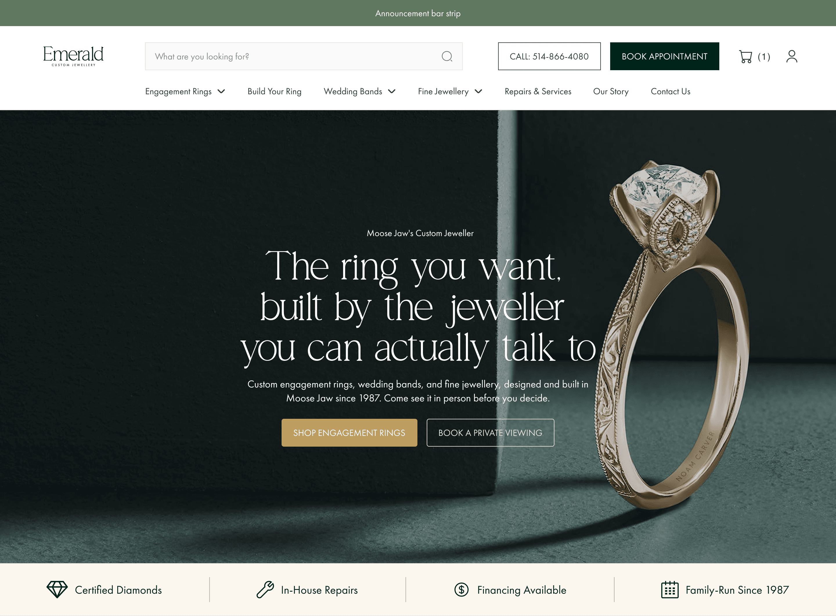 Emerald Homepage